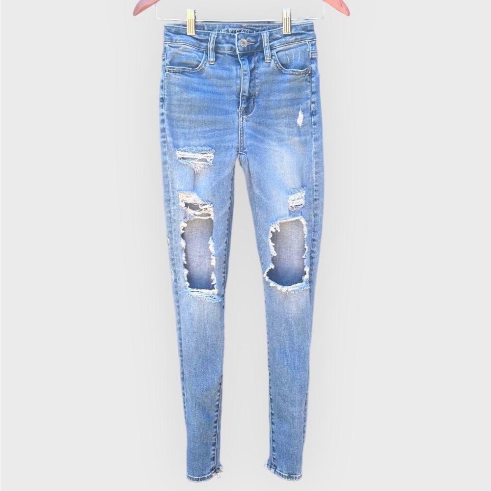 American Eagle Super High Rise Jegging / Next Level Stretch / Size 0 Long
